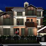 R31- sloping roof house architect shimla