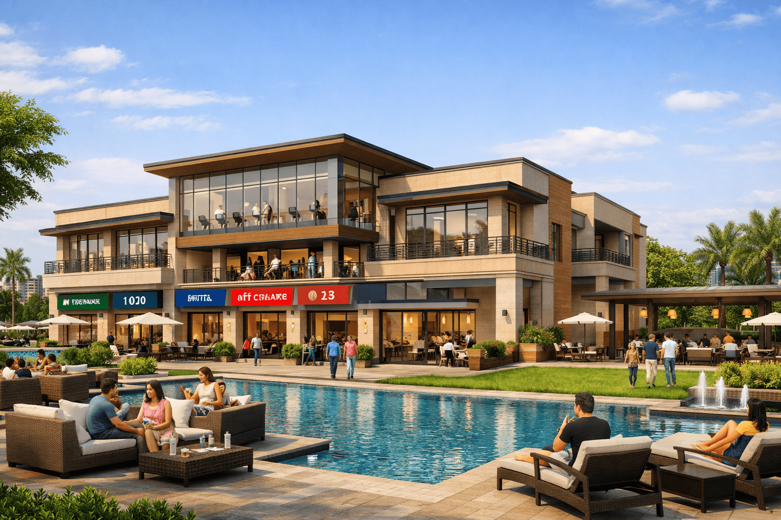 Club House Project Mixed Land Use Architects Consortium Mohali