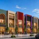 Commercial retail and office building facade designed by Architects Consortium