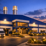 Food processing plant building design by industrial architects