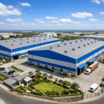 Industrial warehouse designed by warehouse architects in Haryana