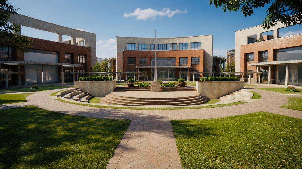 School building design by institutional architects in Mohali – Architects Consortium