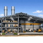 PEB factory building architecture by Architects Consortium Mohali