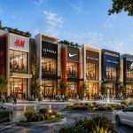 Stylish commercial facade design by Architects Consortium